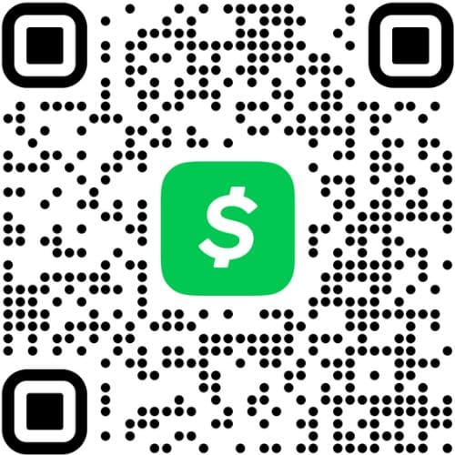 Cash App QR code for Ark of Salvation Church giving